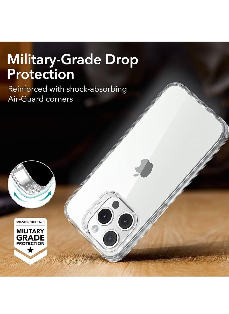 vesus - Iphone 15 Pro Clear Case Shockproof Anti Yellowing Crystal Clear Military Grade Protection Bumper Case Cover for iPhone 15 Pro (Transparent) - Image 1