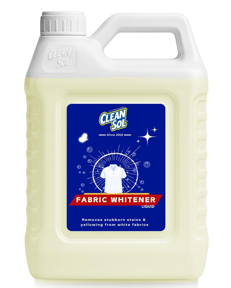 Cleansol Fabric Whitener - 5Litr | Removes Stubborn Stains | Brightens White Clothes - Image 1