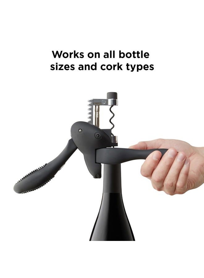 rabbit Wine Tool Kit, Metal, Black, 6 Piece Set - Image 3