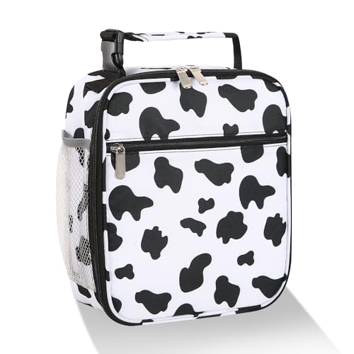 Lovoeo Lunch box Lunch bag for men women Insulated Lunchbox Lunch bags for Work Picnic Travel (Cow) - Image 1