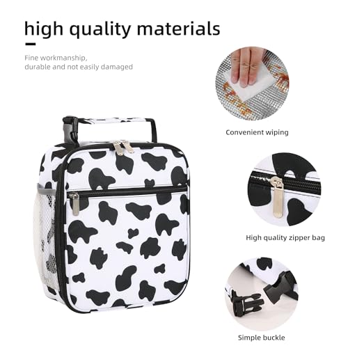 Lovoeo Lunch box Lunch bag for men women Insulated Lunchbox Lunch bags for Work Picnic Travel (Cow) - Image 3