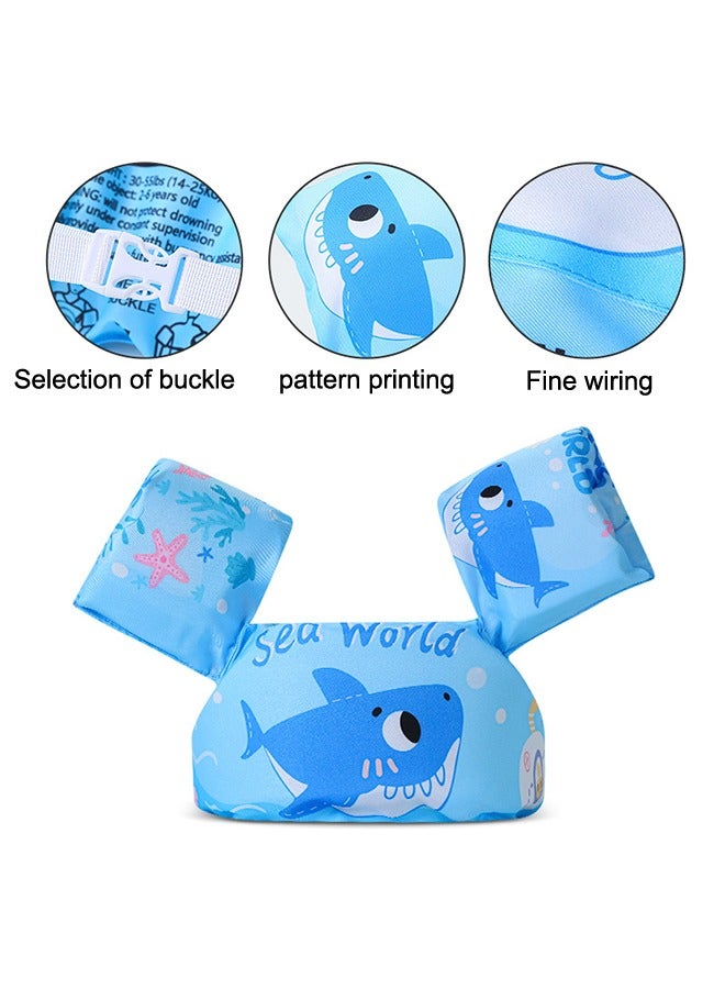 Toddler Kids Swim Life Vest Girls and Boys Swim Vest Swimming Training Life Jacket Children Swim Vest for Puddle/Beach Play Like Jumper Swim Training Jacket for 2-6 Years Old Boys Girls - Image 2