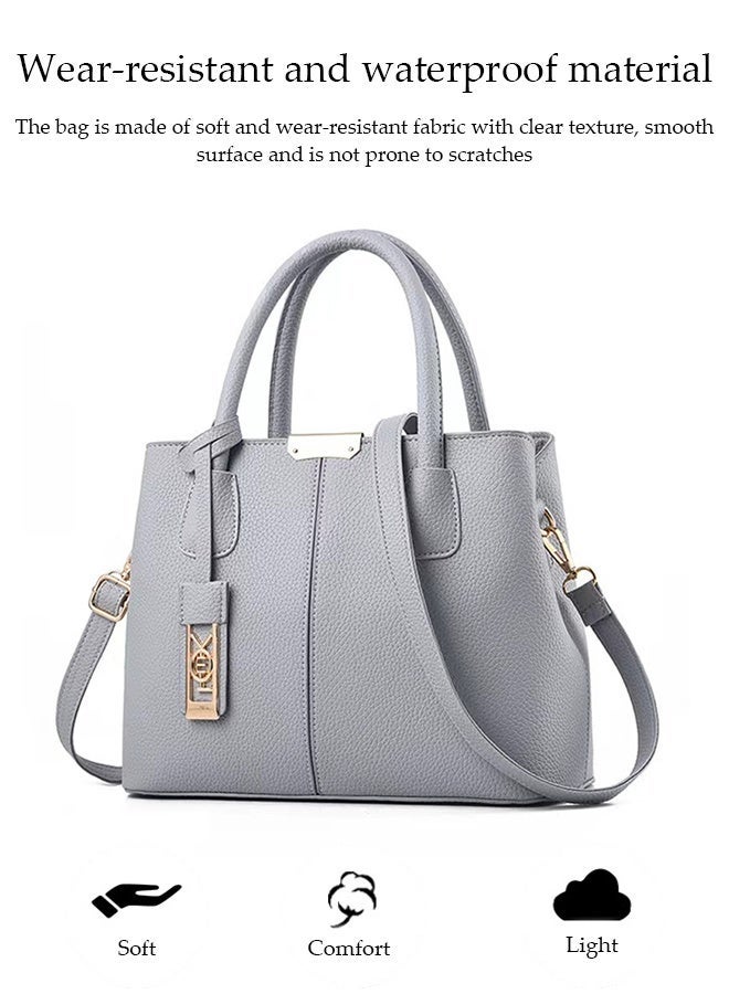 DUNISO Womens Minimalist Shoulder Bag Ladies Solid Color Handbag Carrying Bag Tote Bags Light luxury Large Capacity Underarm Bag Side Bag Sling Bag Crossbody Bag - Image 4