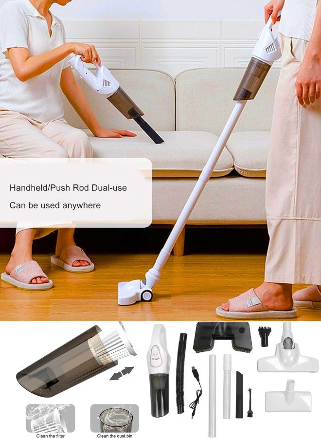 Chase Up Cordless Handheld Vacuum Cleaner – Lightweight, Wet & Dry Use for Home, Car & Office | Long Battery, Smart Control, Multi-Surface Cleaning (7.4V, 2000mAh) | Assorted - Image 2