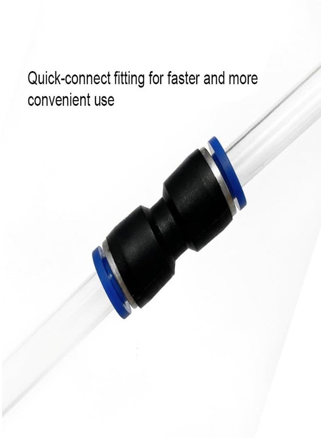 disclean Aquarium Siphon Water Changer Kit Manual Gravel Vacuum with 5.25ft Hose 2 Rigid Tubes Total 7.2ft Air Bulb Flow Control Valve Duck Bill Head for Fresh and Saltwater Tanks - Image 4