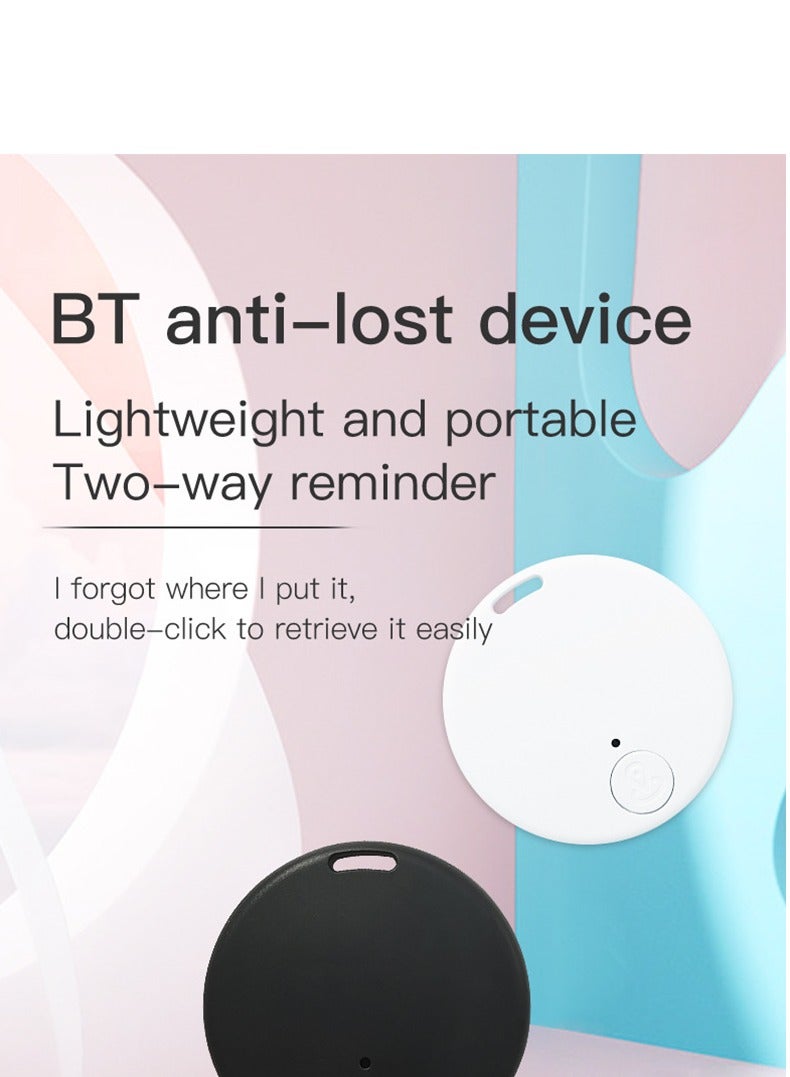 Bluetooth anti-lost device to find children or mobile phones and wallets alarm pet anti-lost reminder smart finder white  - Image 3