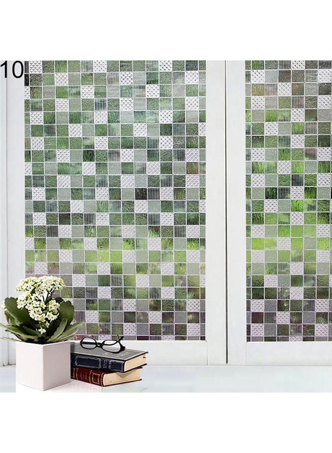 NIBEMINENT Decorative Privacy Frosted Window Glass Film Sticker 10# 45 x 100centimeter