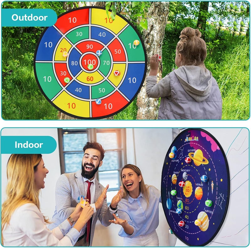 Bootaa 29" Large Dart Board for Kids, Kids Dart Board with Sticky Balls, Boys Toys, Indoor/Sport Outdoor Fun Party Play Game Toys, Birthday Gifts for 3 4 5 6 7 8 9 10 11 12 Year Old Boys Girls - Image 3