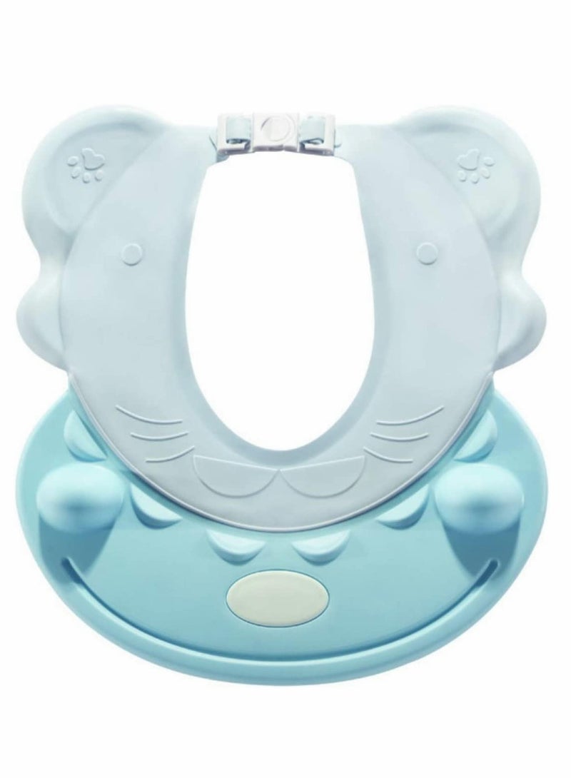 KASTWAVE Baby Shower Cap, Shampoo Shield Cap, Baby Kids Safe Shampoo Shower, Baby Bathing Protector, Adjustable Visor Hat for Kids Children Wash Hair, Protect Eyes and Ears - Image 1