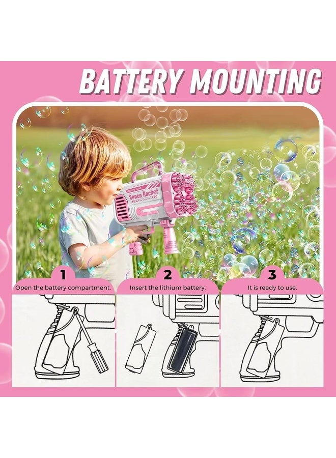 Electric bubble gun – 92 holes with LED light and USB charging - Image 4