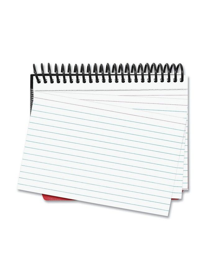 UNIVERSAL Unv47302 4 X 6 Ruled Spiral Bound Index Card White (120 Pack) - Image 3
