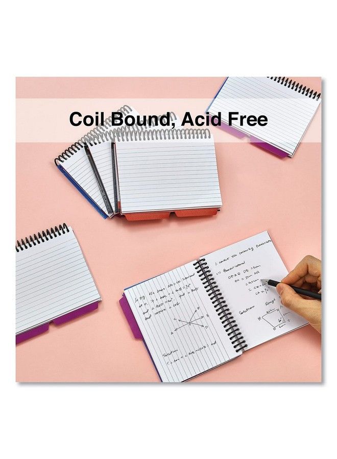 UNIVERSAL Unv47302 4 X 6 Ruled Spiral Bound Index Card White (120 Pack) - Image 4