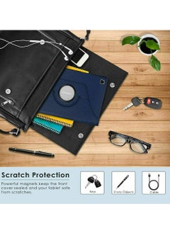 GENNEXT Galaxy Tab A7 Case, 10.4" 2020 Tab A7 case, PU Leather Smart Case 360 Degree Rotating case Smart Folio Book case For Samsung Galaxy Tab A7 10.4-inch 2020 case (SM-T500/T505/T507) (Blue)  - Image 3