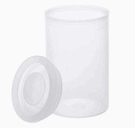 LIUSM 20 PCS Clear Plastic Film Canisters with Lids 35mm CaliberEmpty Camera Reel Containers Storing of Small Personal and Household Items Pills  Film  Keys  Coins  Art Beads and More Storage Containers - Image 2