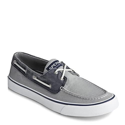 Sperry Men's Bahama II Boat Shoe, SW Grey/Navy, 11.5 M US - Image 2