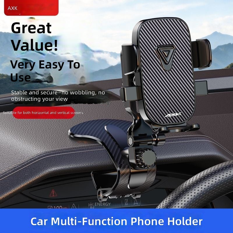 AXK2026 New Car Phone Holder with Alligator Clip - Universal Navigation Mount - Image 5