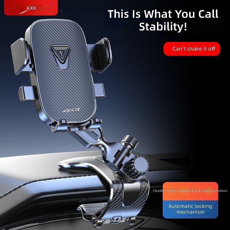 AXK2026 New Car Phone Holder with Alligator Clip - Universal Navigation Mount - Image 3