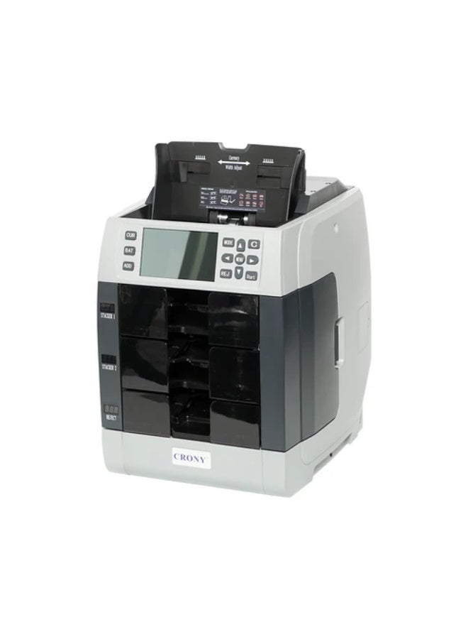 CRONY Banknote Verifiers WR8301 2+1 Multi Currency Mix Value Money sorter Pocket Money Counter and Sorter - Image 1