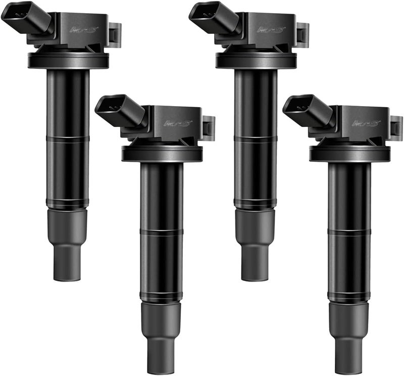 MAS Ignition Coils Pack for Toyota Camry, RAV4, Solara, Matrix, Highlander, Lexus, Pontiac, Scion - 2.4L L4 - Pack of 4 - Image 1