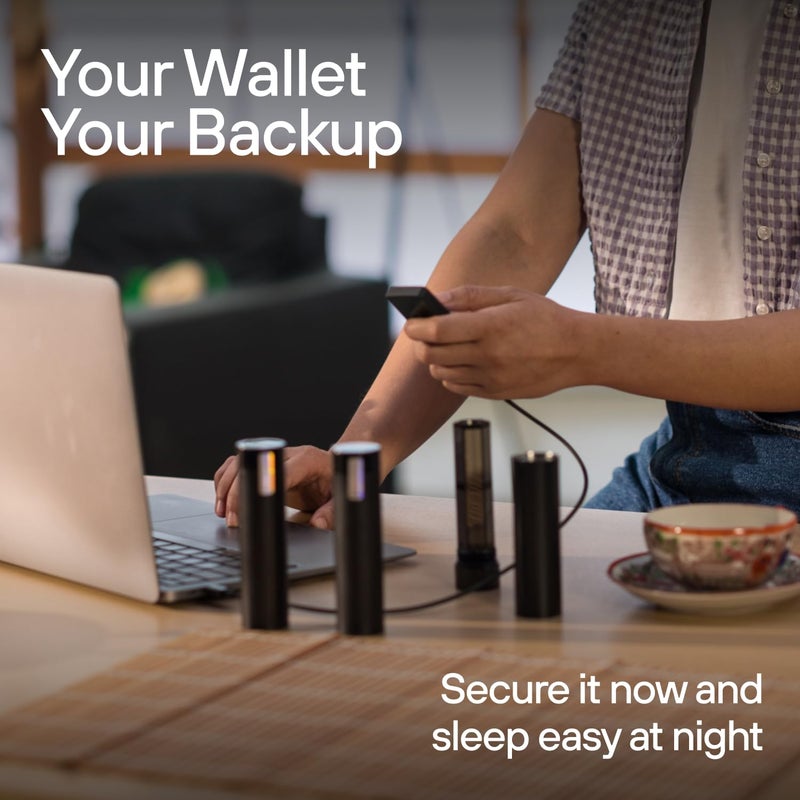 TREZOR Trezor Keep Metal 24 Word - Crypto Seed Phrase Backup Storage - Aerospace Grade Stainless Steel for Total Security - Supports All Hardware Wallets - Image 5