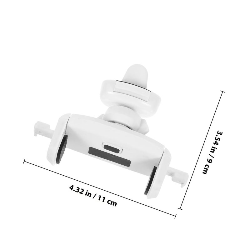 Automatic Lock Car Air Vent Phone Holder Adjustable Mount Bracket For Smartphones Tablets Black - Image 3