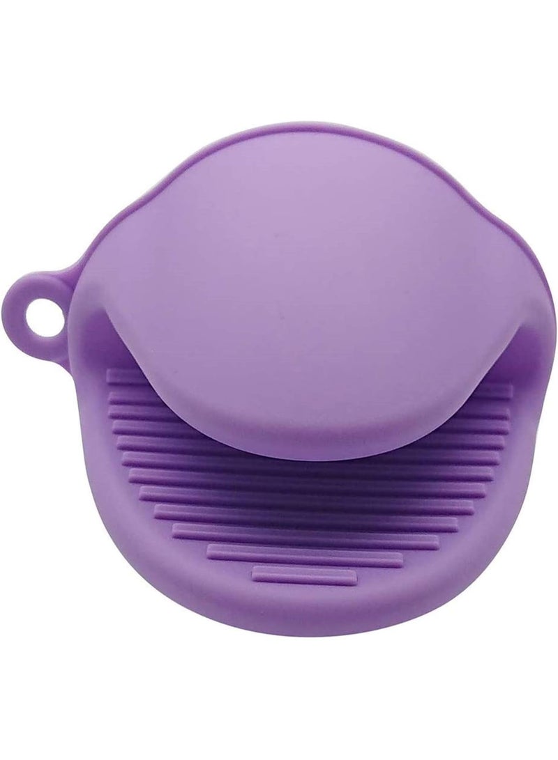 قفازات فرن من السيليكون للاستخدام الفوري او المطبخ كحامل اواني او حامل للخبز، يمكن استخدام قفازات الفرن وحوامل القفاز عند الطهي على الشواية (قطعتان، متعدد الألوان) - Image 5