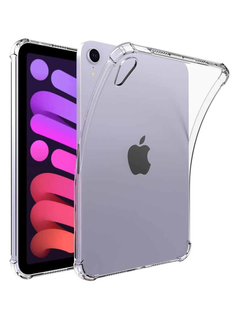 DUSALA Clear Case for iPad Mini 7 (2024, A17 Pro) – Slim Lightweight Transparent Back Cover, Anti-Yellow Design for 8.3-Inch iPad Mini 7th Generation - Image 1