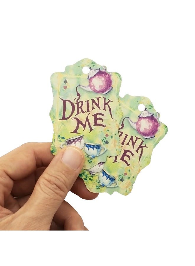 Summer-Ray.com Summer-Ray 50pcs Alice in The Wonderland Theme Gift Tags Favor Tags (Drink Me) - Image 3
