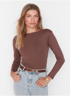 Blouse - Brown - Slim