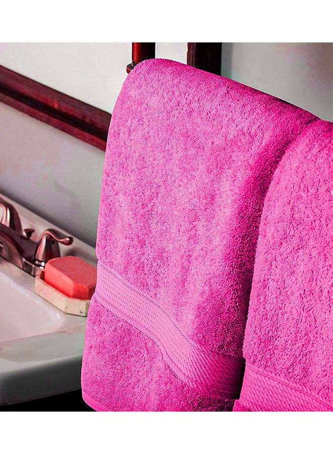 Banotex Set of 2 Egyptian cotton towels Pink color 50*100 cm - Image 2