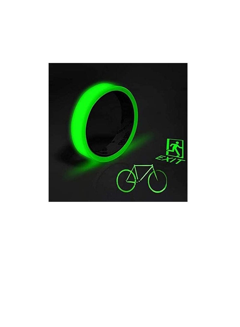 COMO Luminous tape | glow in the dark | self-adhesive | removable | waterproof | 1" x 9.14M | Night Security Alert | Party Tape - Image 2
