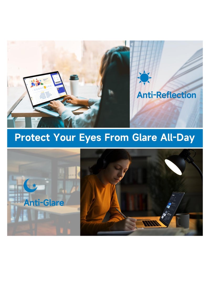 16" Anti Blue Light Screen Protector for 16" with 16:10 Aspect Ratio Laptop for Lenovo/HP/Dell/ASUS/LG/MSI, Eye Protection Blue Light Blocking & Anti Glare Screen Filter(Not fit 16:9) - Image 4