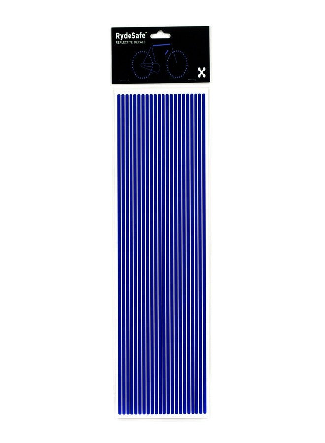 RydeSafe Reflective Decals 3/16" Pinstripes Kit Jumbo, Blue - Image 1