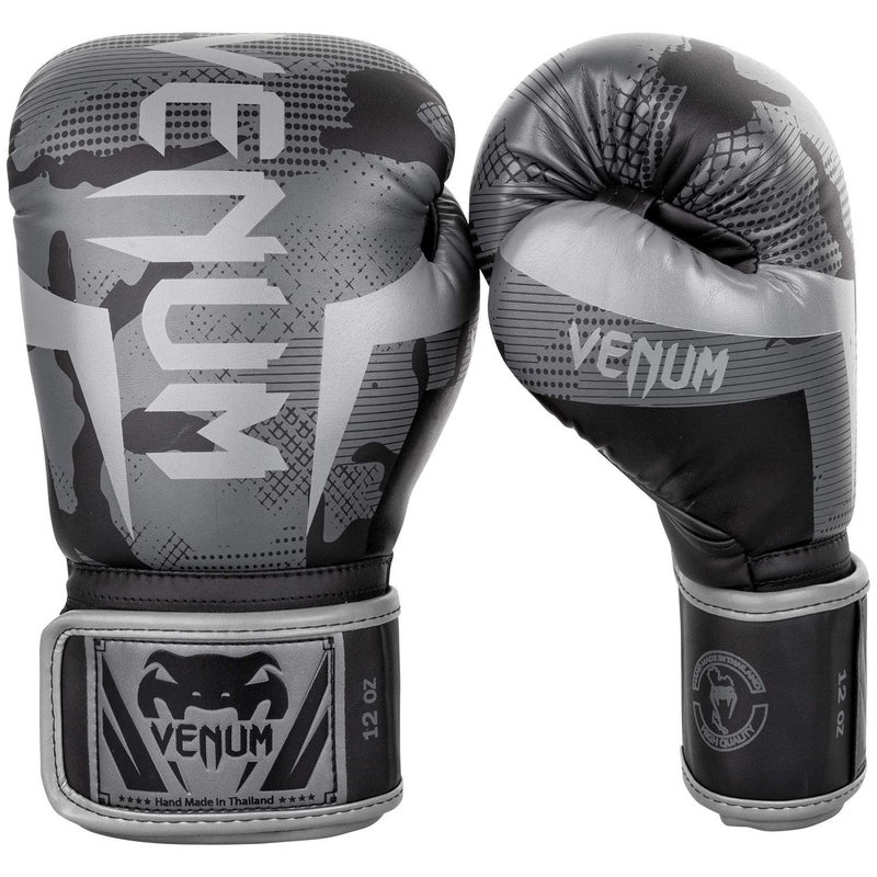 Venum Elite Boxing Gloves BlackDark camo