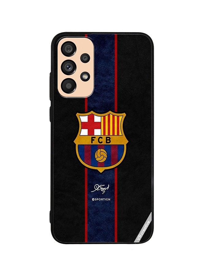 VR CREATIVE غطاء حماية لهاتف سامسونج جالاكسي A33 5G بتصميم Fcb متعدد الألوان - Image 1