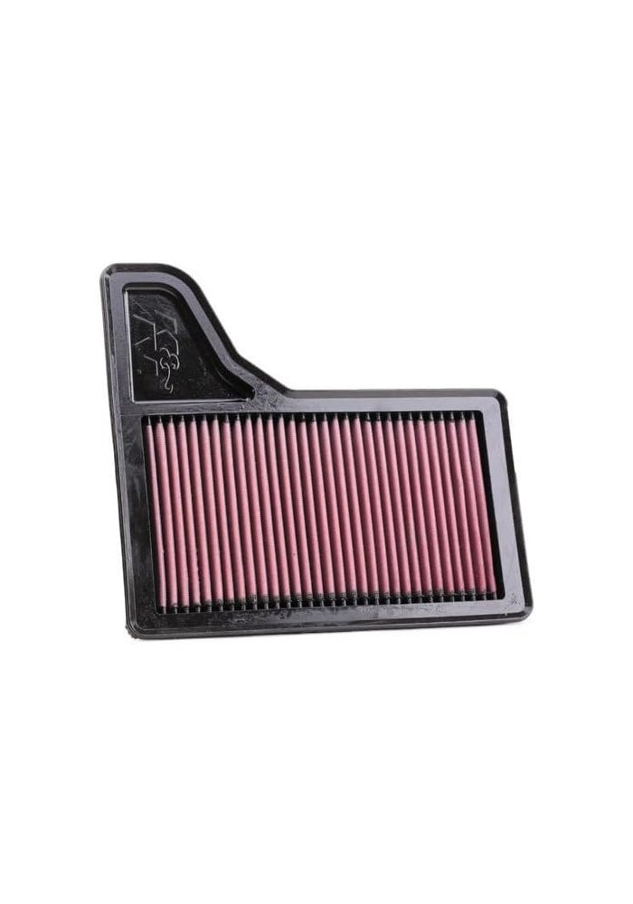 K&N Engine Air Filter: Increase Power & Acceleration, Washable, Premium, Replacement Car Compatible with 2015-2019 Ford Mustang L4/V6/V8, 33-5029 - Image 4