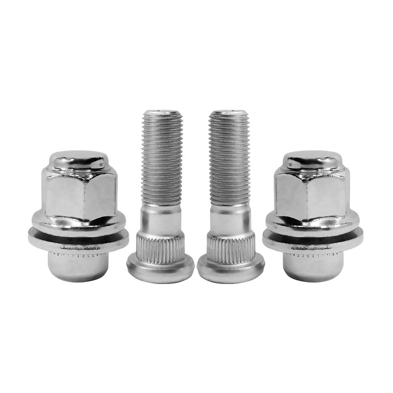 Mysttoo M12x125 Chrome Wheel Lug Stud Nut Set Compatible with Nissan Pathfinder Altima Murano Maxima 370Z Infiniti EX35 FX35 FX50 G35 G37 Q50 Q60 Q70 QX50 QX60 QX70 M56 More 4PCS