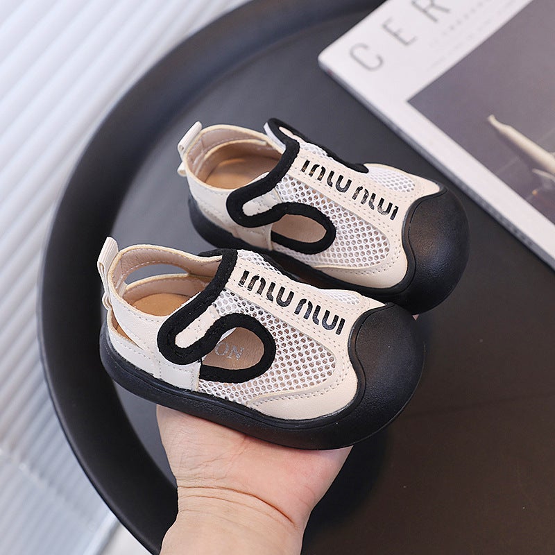 Summer Baby Sandals Baotou 1-6 Years Old 3 Soft Sole Non-Slip Anti-Fall Girls Baby Toddler Shoes Boys 0 Breathable - Image 2