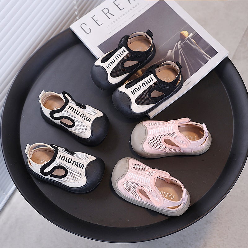 Summer Baby Sandals Baotou 1-6 Years Old 3 Soft Sole Non-Slip Anti-Fall Girls Baby Toddler Shoes Boys 0 Breathable - Image 5