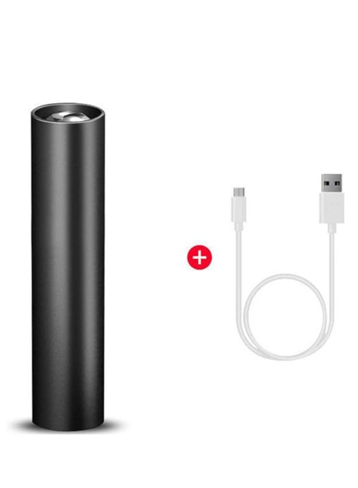 Flashlight Rechargeable Mini Bright LED Flashlight 3 Lighting Modes Waterproof Flashlight Telescopic Powerful Flashlight Outdoor Zoom Portable - Image 2