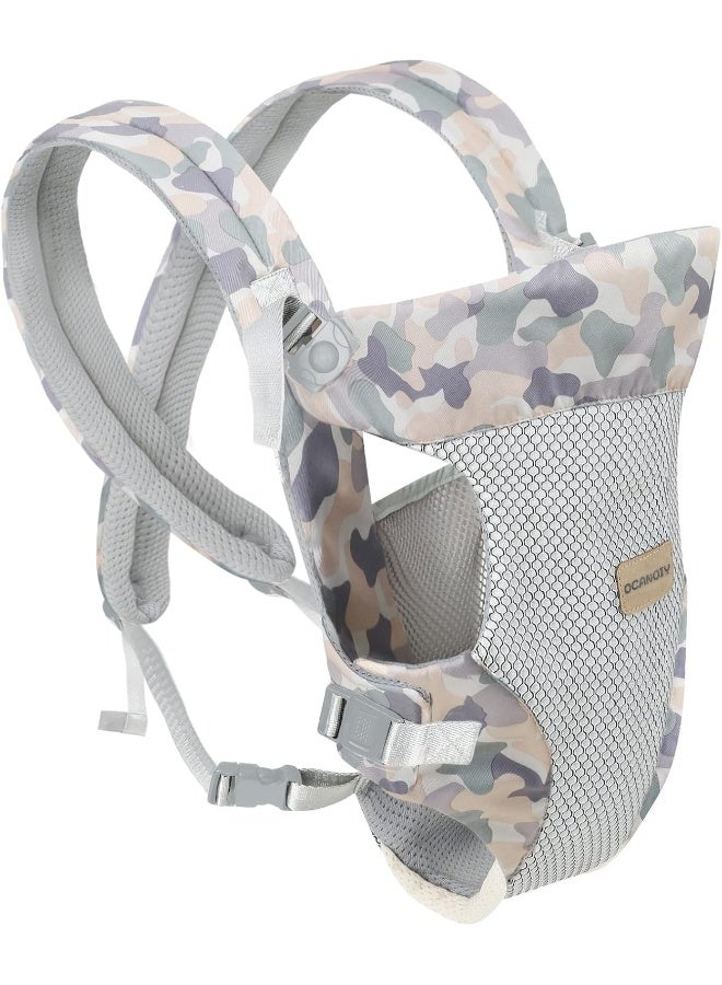 Ocanoiy Ocanoiy Baby Carrier Wrap, Ergonomic Front Carrier for Baby Infant Carrier All Carry Position Front and Back Face-in Face-Out Holder Baby Kangaroo Carrier for Toddler  - Image 2