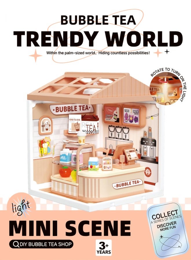 Disila Traders DIY Bubble Tea Shop Toy with for Kids | Pretend Play Beverage Stall Set with Accessories | Role Play Educational Toy Gift | Age 3 Years and Above | Indoor Play Fun - Image 3