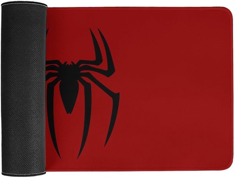 Keebik Gaming Mouse Pad, Spider Red Pattern Mouse Pad 11.8x23.6Inch Large Extended Computer Mouse Mat Keyboard Full Desk Mousepad for Gaming, Office, Home - Image 3
