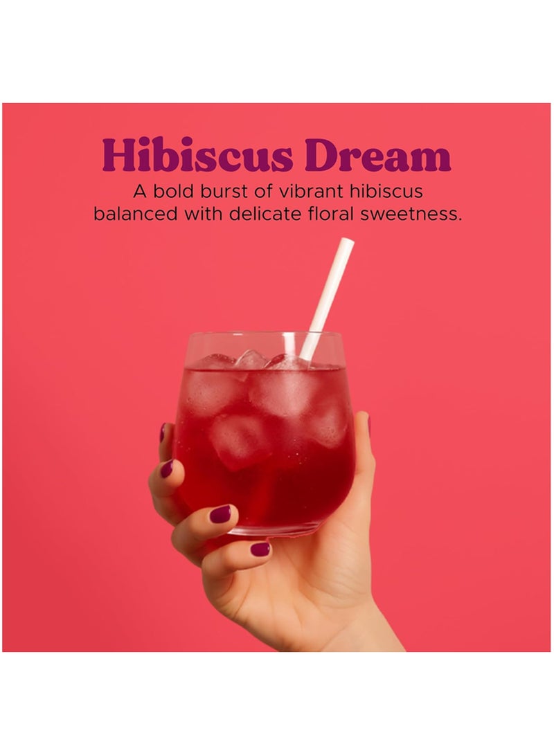 ون شوت مسحوق مشروب مكمل بالإلكتروليت بنكهة كركديه دريم - Image 3