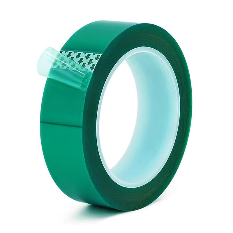 Green Heat Resistant PET Tape 50mm x 33m 0 06mm For PCB Solder SMT Insulation - Image 1