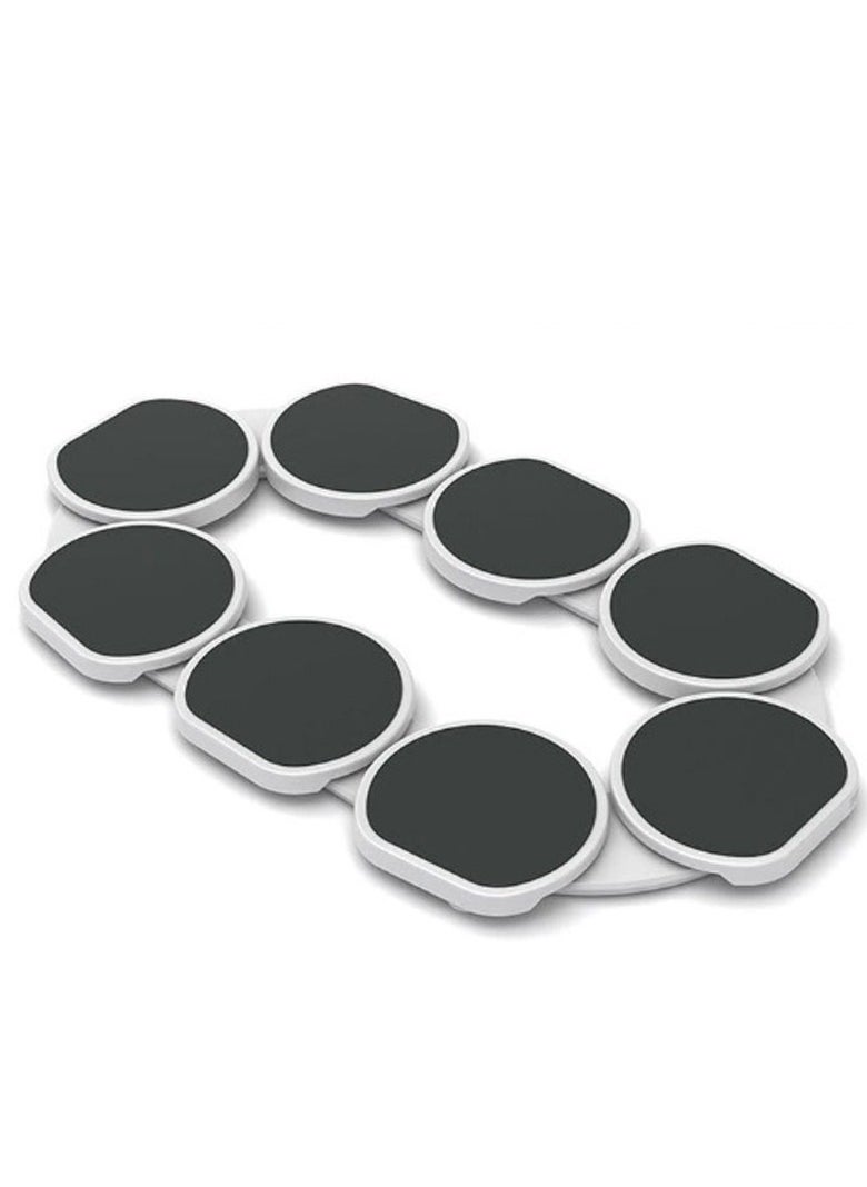 Generic - Lazy Susan Revolving Serving Tray - 8-Compartment Rotating Tabletop Organizer - Perfect for Dining Tables and Entertainment - Image 1