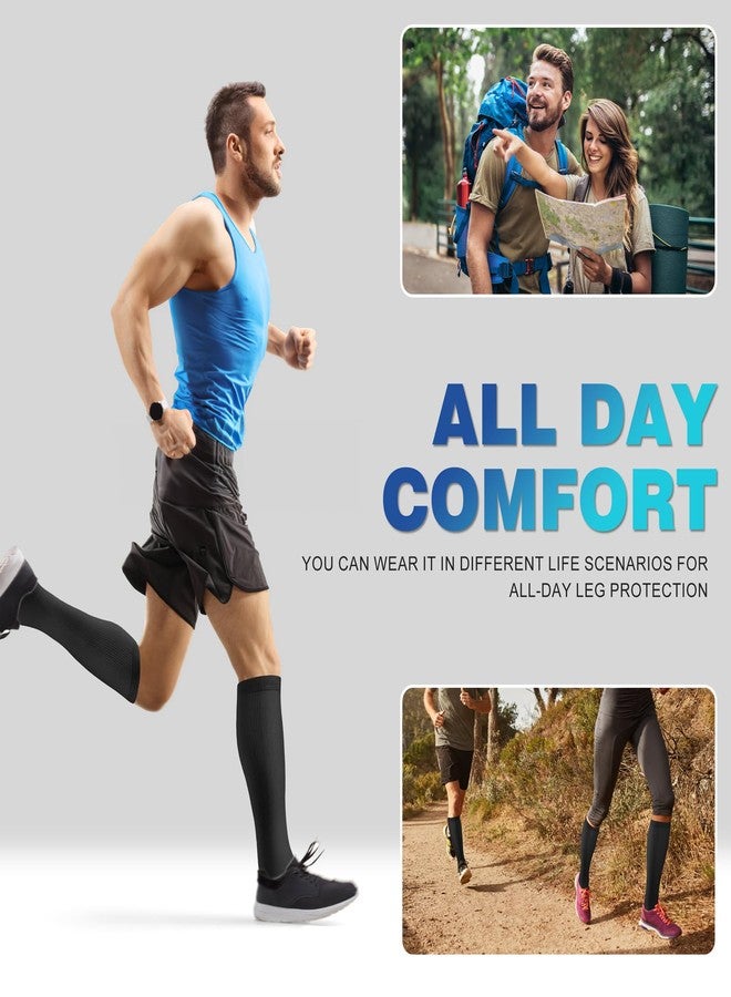 cerpite Compression Socks for Women & Men Circulation 8 Pairs Compression Socks 20-30 mmhg Best for Running,Nurse,Travel - Image 4