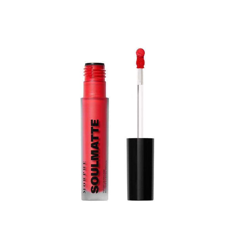 Morphe Soulmatte Velvet Lip Mousse - Air-Whipped Matte Lipstick for Women with Vitamin E to Hydrate, Soften & Smooth - Provides Long Lasting & Velvety Formula - Whipped (0.13 Fl Oz) - Image 1