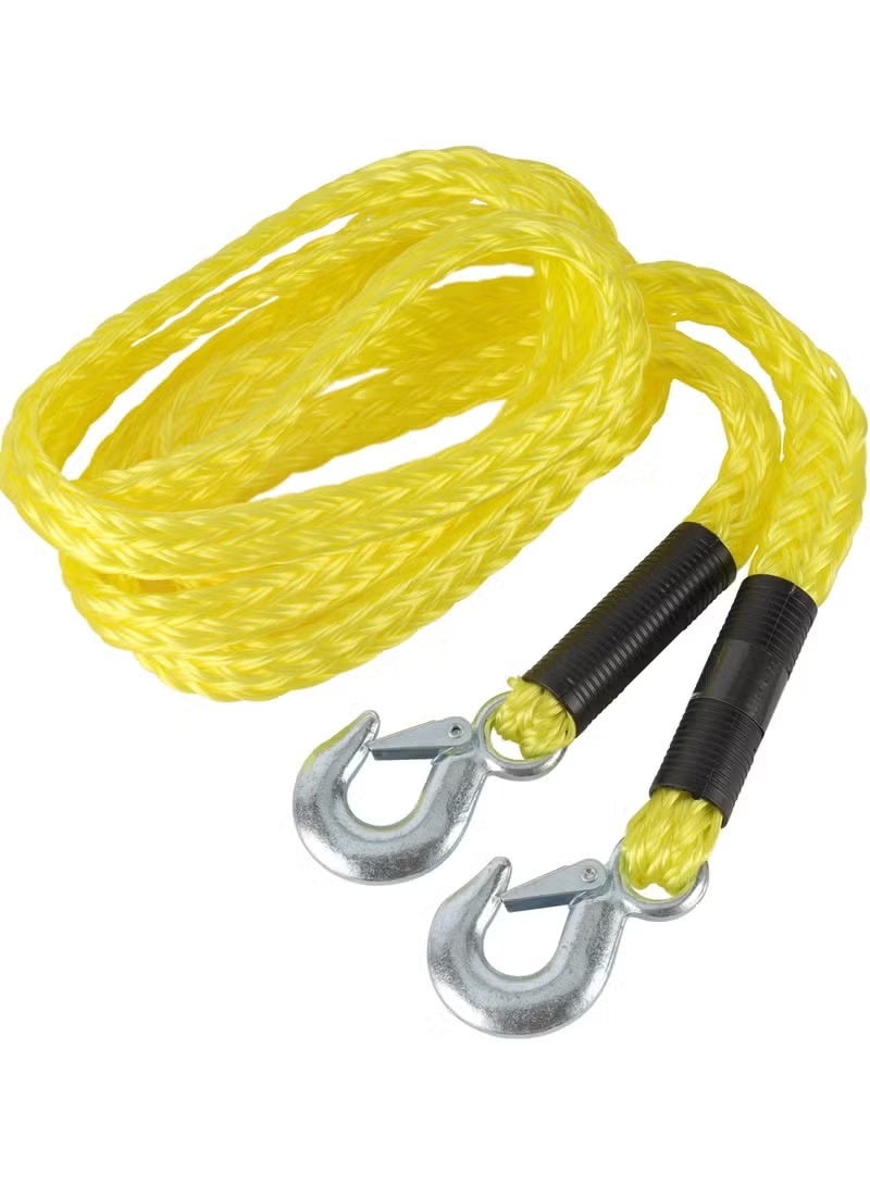 جرين تايجر حبل سحب سيارات شديد التحمل - 2800 كجم، 4 أمتار - أصفر - Image 1