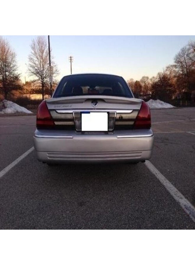 Rear Trunk Spoiler for Ford Crown Victoria and Mercury Grand Marquis 1998-2013 White Aerodynamic Design Easy Installation - Image 2